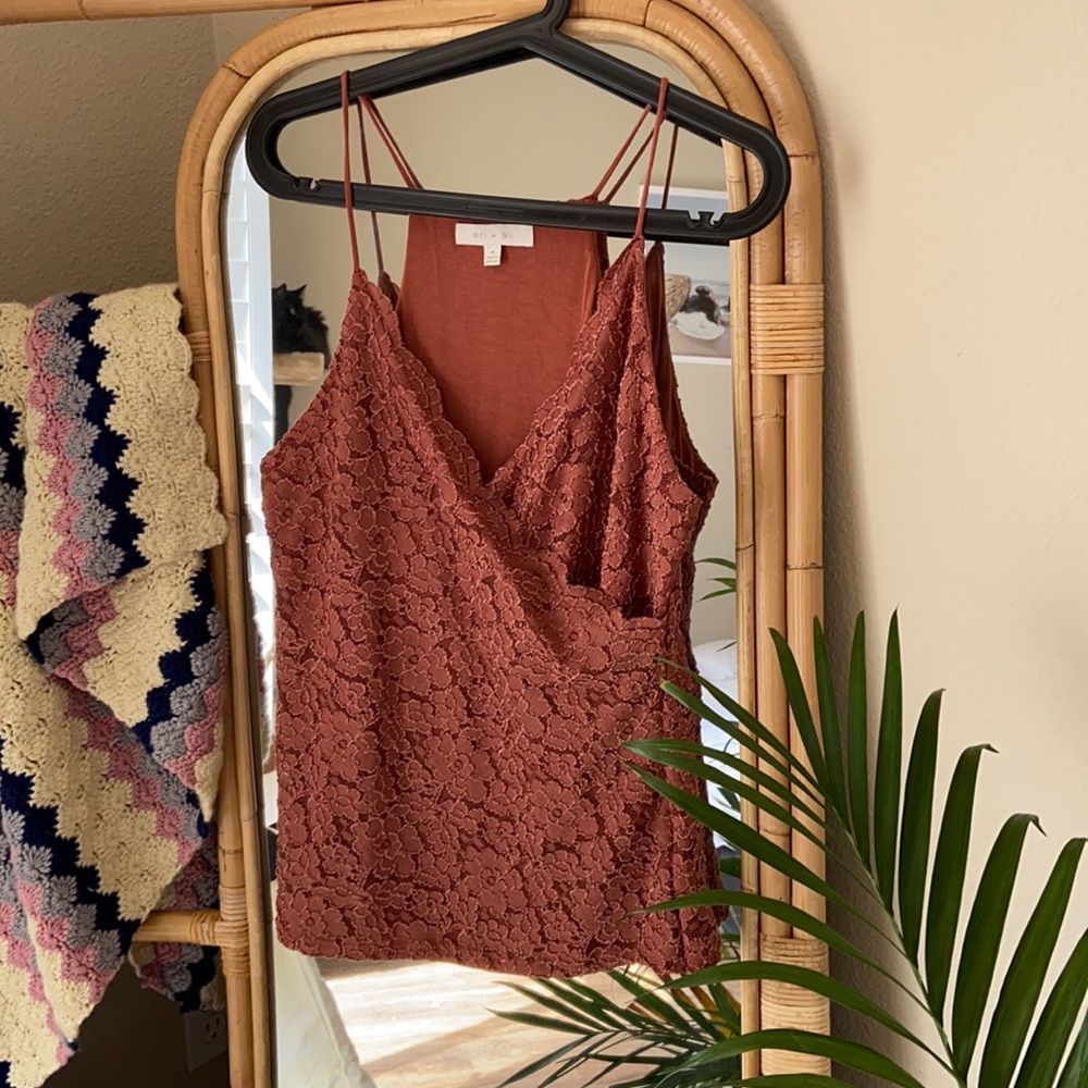 Anthropologie Lace Tank